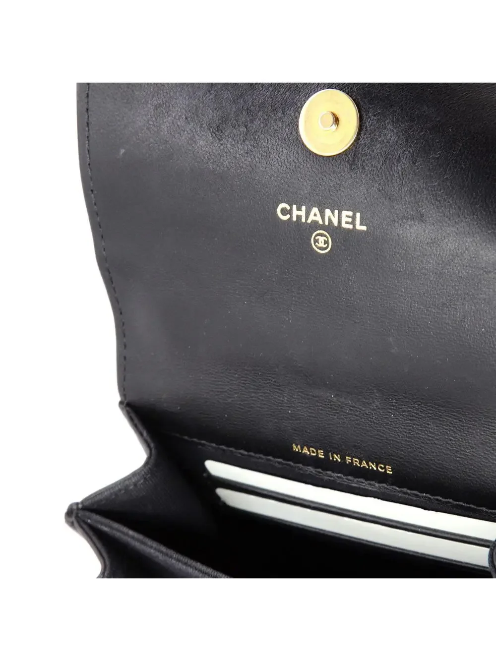 Chanel Woven Top Handle Cc Flap Clutch #240090C44B